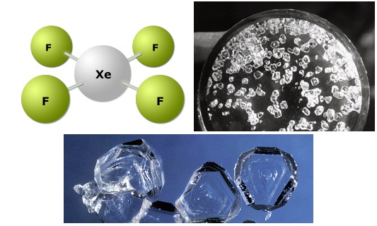 XeF4-molecule
